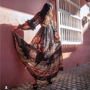 Farm Rio open back dress